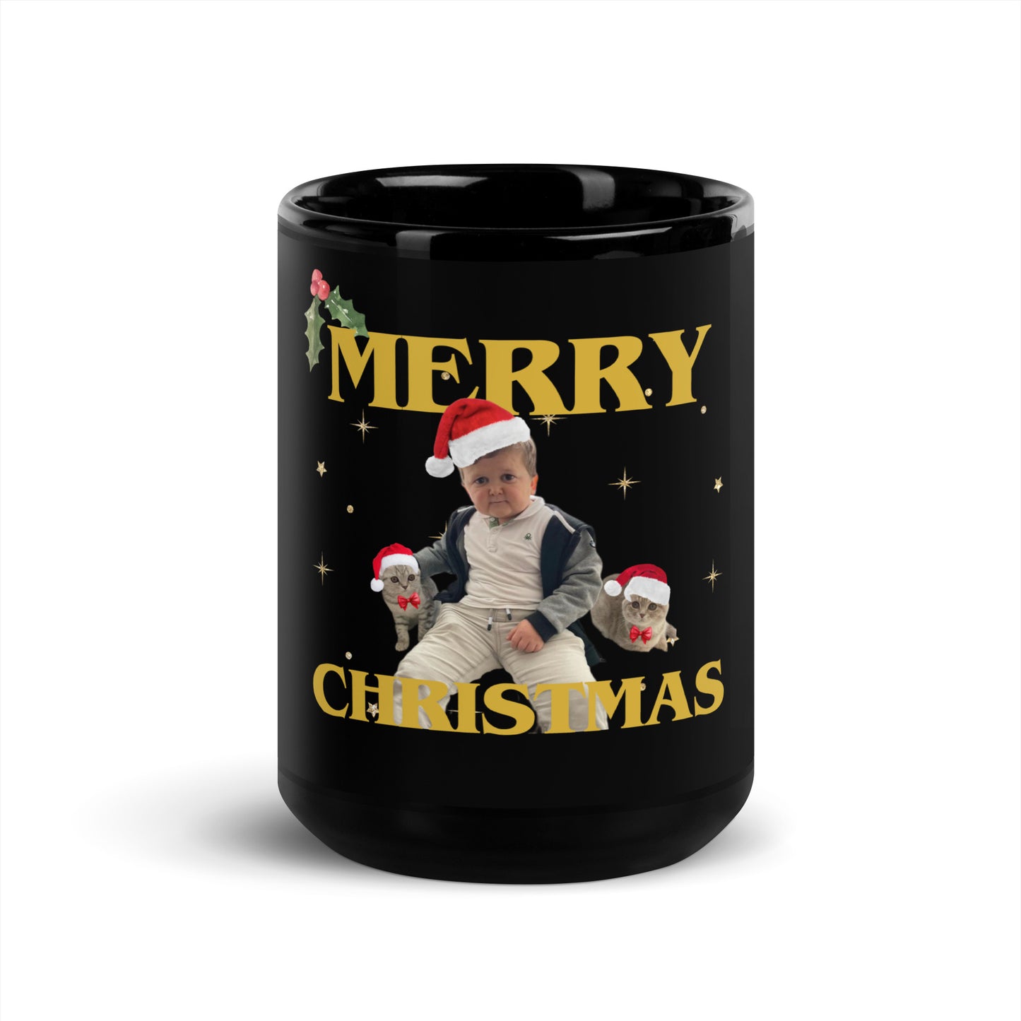 „Merry Christmas“ Mug black - Hasbullah Edition