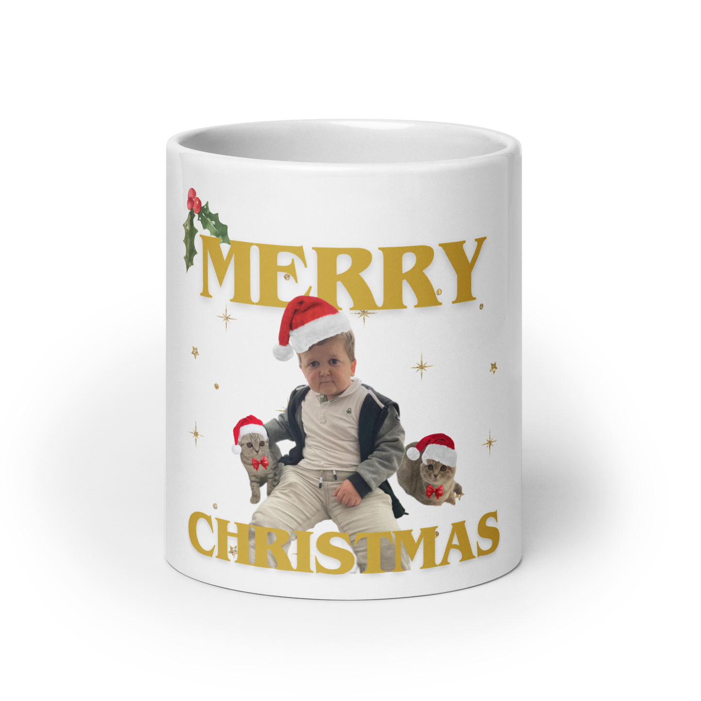 „Merry Christmas“ Mug white - Hasbullah Edition